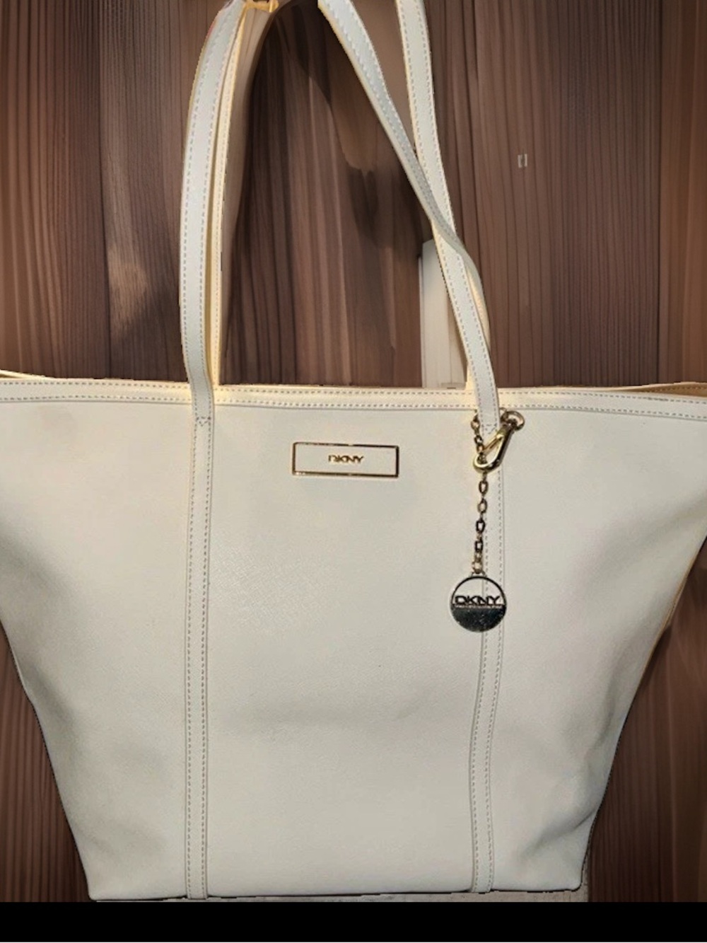 DKNY Saffiano Leather Large Tote Bag